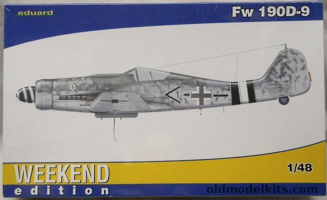 Eduard 1/48 Focke-Wulf FW-190 D-9 - (FW190D-9), 84101 plastic model kit